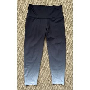 Aerie Leggings Womens Sz Med Black Gray White Ambre Stretch‎ Athletic Workout